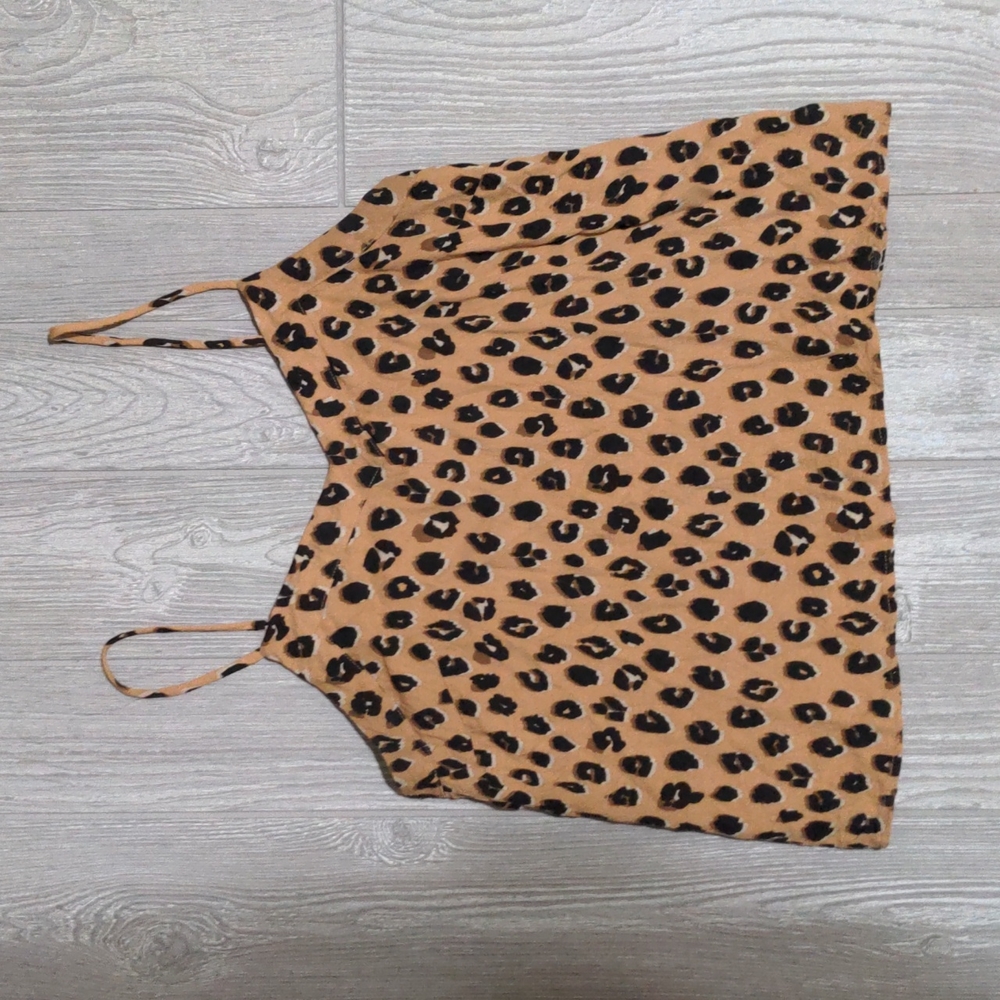 Leopard Strappy Tank